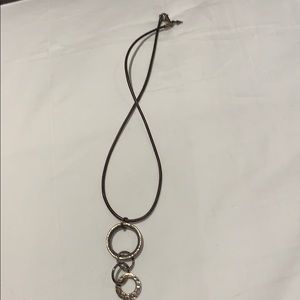 Leather silpada necklace